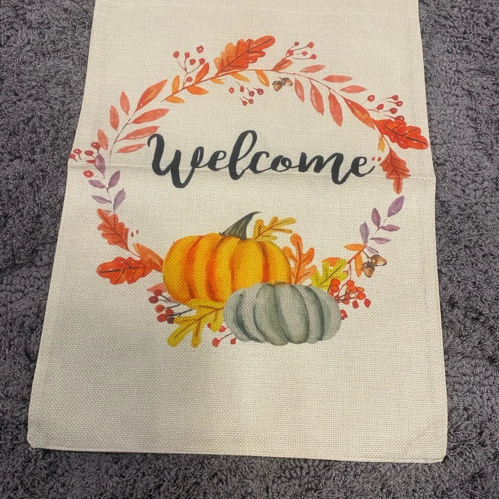 Set of 3 Fall Garden Flags